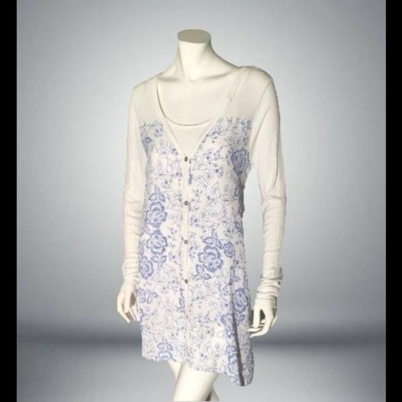 Linda Matthews Two Piece Cardigan Sweater S - Picture 1 of 1